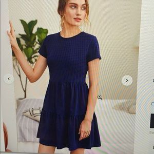 3/$15 Flounce hem solid dress